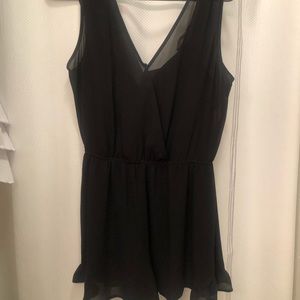 Black romper, size: M